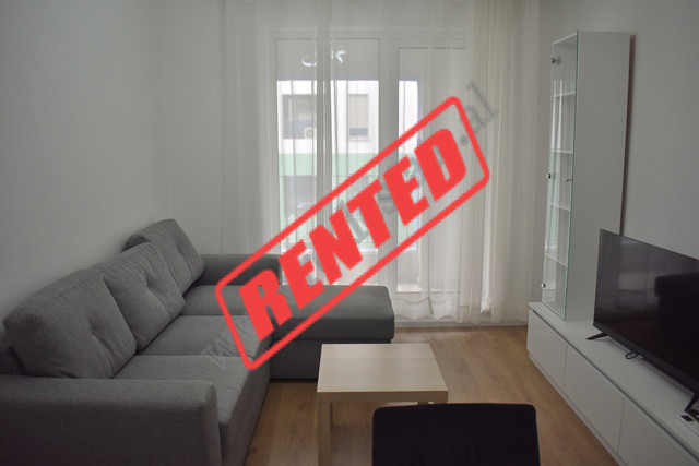 Apartament 1+1 me qira ne rrugen Pasho Hysa ne Rezidencen Kaimi ne Tirane.
Pozicionohet ne katin 3 